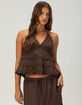 PATRONS OF PEACE Hagen Womens Halter Top image number 1
