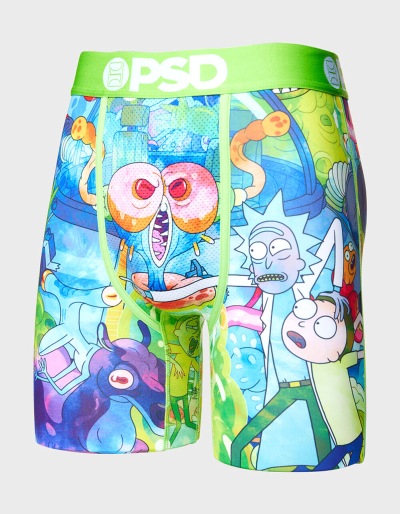 PSD Rick and Morty Wash Mens  Boxer Briefs image number 1