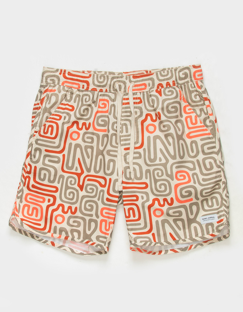 BANKS JOURNAL Mora Mens 17" Boardshorts image number 0