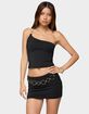 EDIKTED Ashlyn Ring Chain One Shoulder Top image number 1