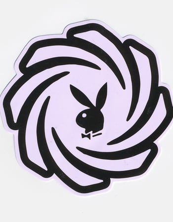 Swirl Playboy Sticker Alternative Image
