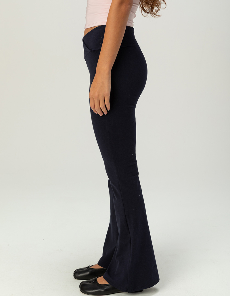 TILLYS Womens Crossover Flare Pants image number 2