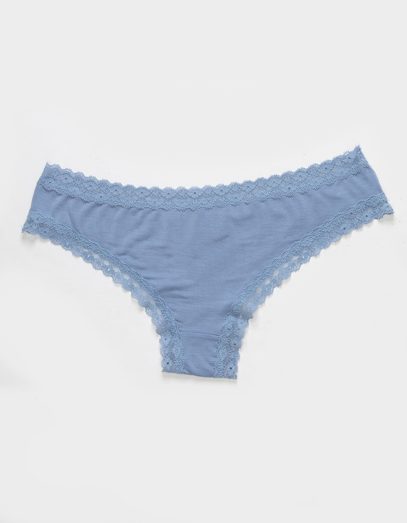 LOVE LIBBY Lace Trim Cheeky Panties image number 1