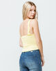IVY & MAIN Lettuce Edge Smocked Womens Tank Top image number 2
