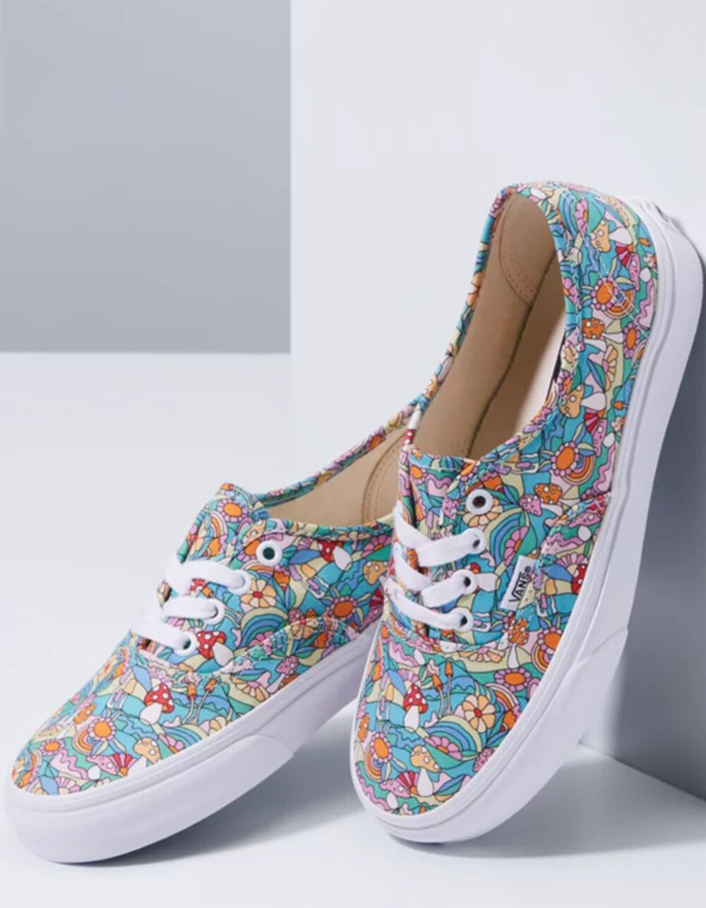 mushroom floral vans