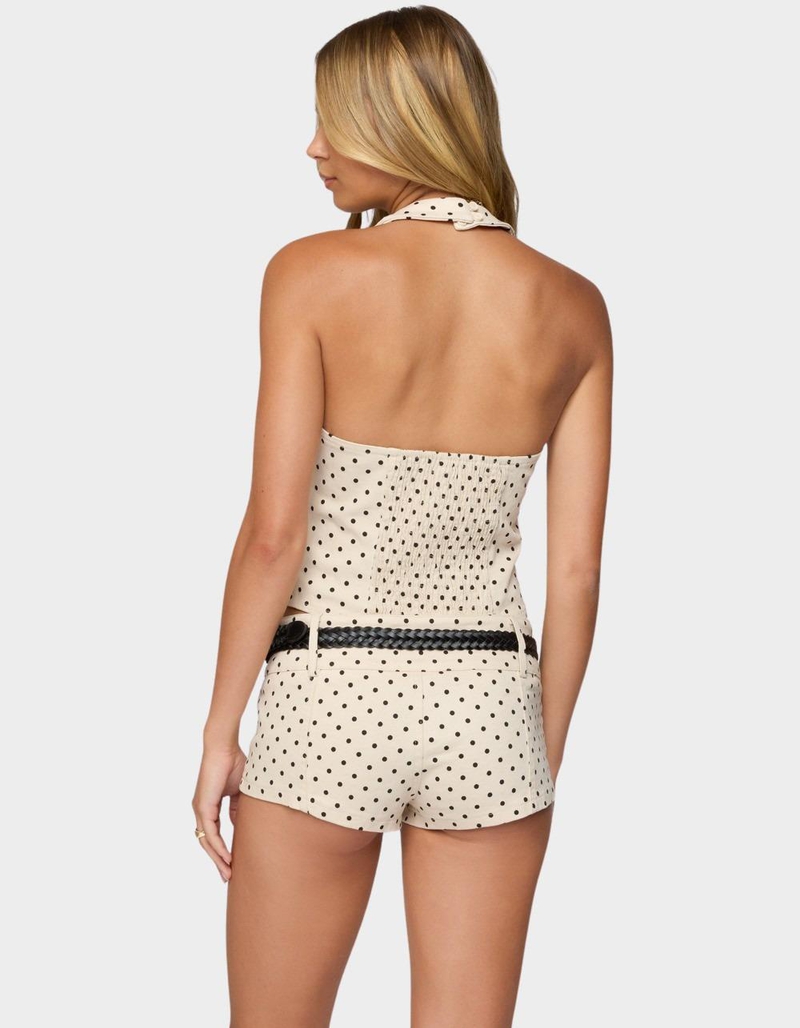 EDIKTED Twyla Polka Dot Halter Top image number 2