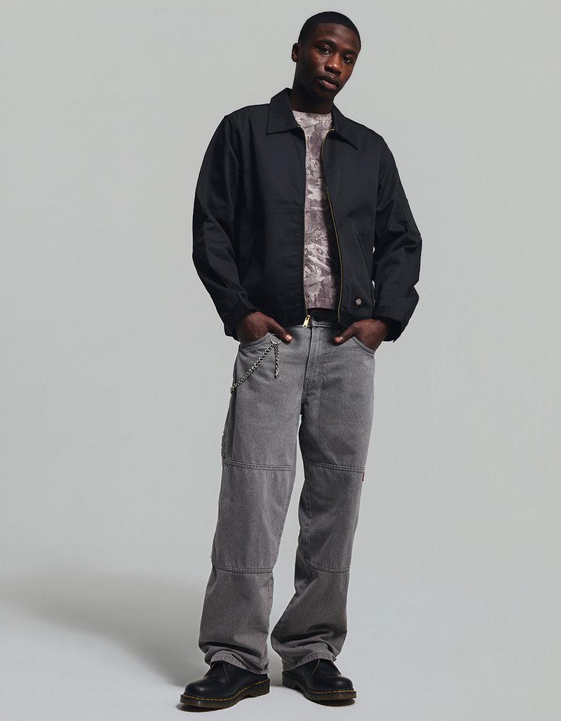 DICKIES Double Knee Mens Loose Straight Jeans image number 3