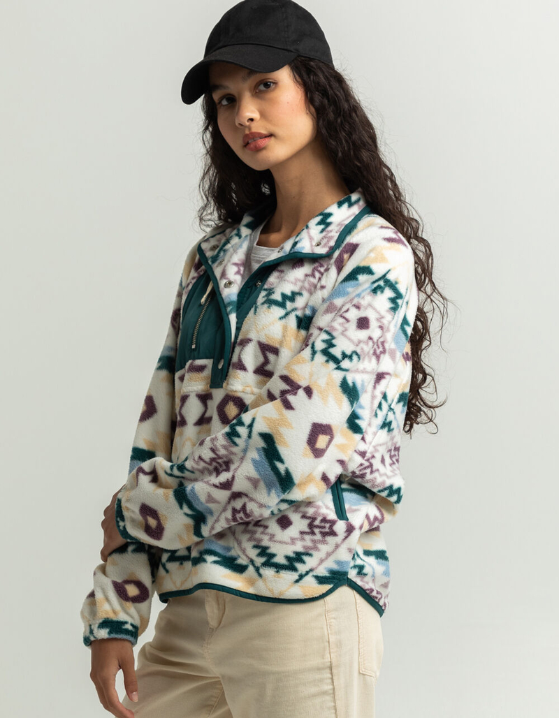 RSQ Womens Printed Polar Fleece Jacket image number 1