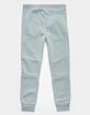 RSQ Fleece Heat Seal Boys Slate Blue Jogger Sweatpants image number 3