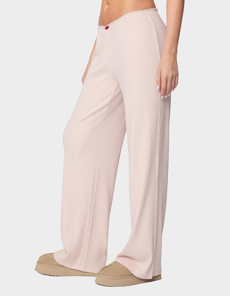 EDIKTED Roselle Ribbed Pants image number 2