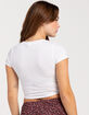 BOZZOLO Womens Cropped Tee image number 4