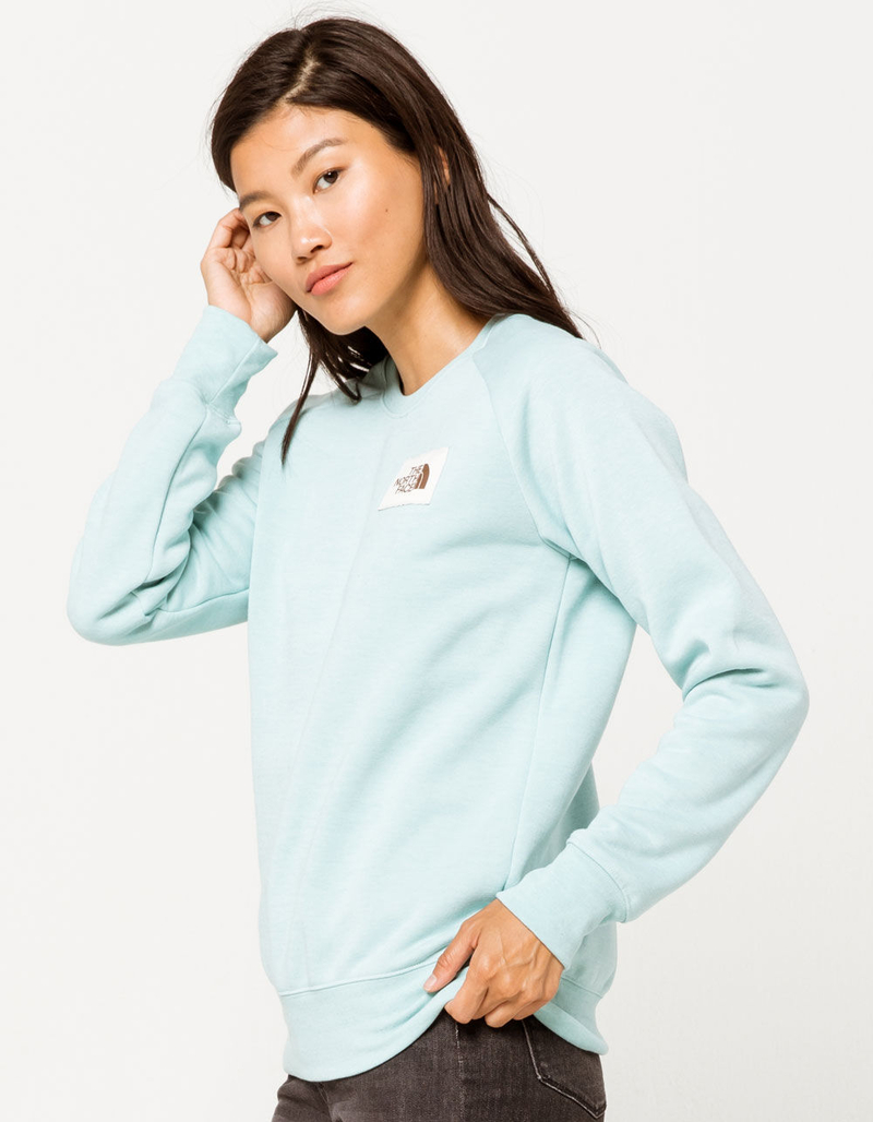 THE NORTH FACE Heritage Light Blue Heather Womens Sweatshirt image number 0