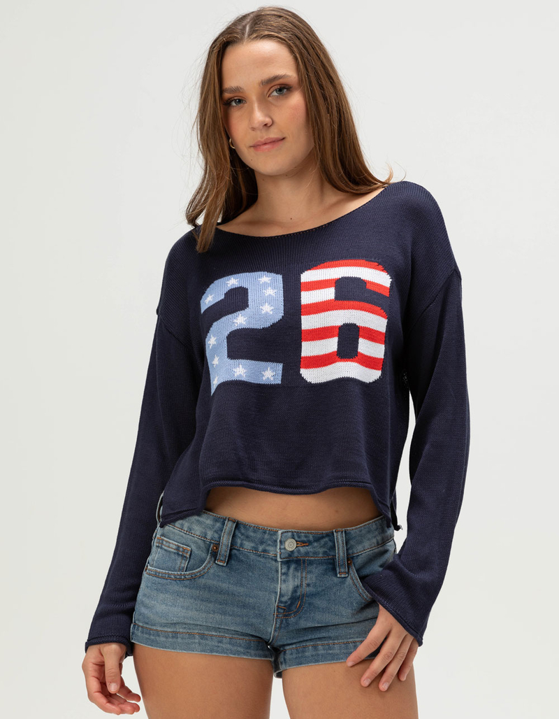 RSQ Womens Americana Sweater image number 0