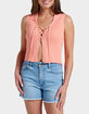 QUIKSILVER Sandbar Sleeveless Lace Up Womens Sweater image number 1