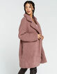 KAII Sherpa Long Womens Lavender Coat image number 2