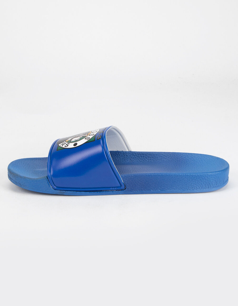CROSS COLOURS Snoop Dogg Mens Blue Slide Sandals image number 2