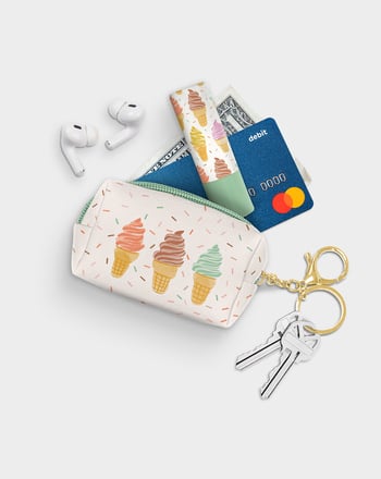 STUDIO OH! Cool & Creamy Key Chain Pouch Alternative Image