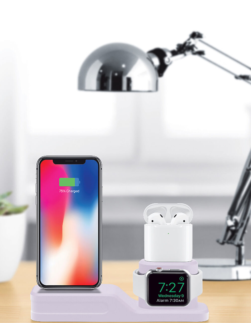 MERKURY INNOVATIONS 3-in-1 Device Stand Desktop Charging Station image number 1