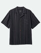 BRIXTON Bunker Mens Seersucker Button Up Shirt image number 1