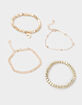FULL TILT 4 Pack Star Beaded Moon Charm Bracelets image number 1