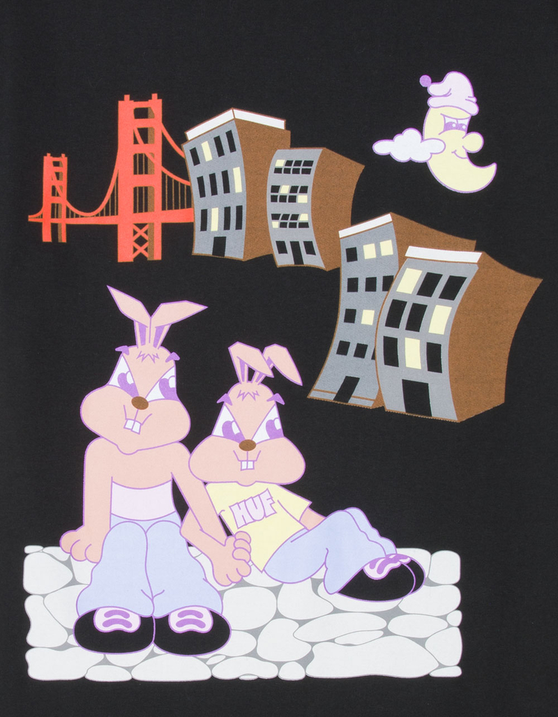 HUF Bae Views Mens Tee image number 1