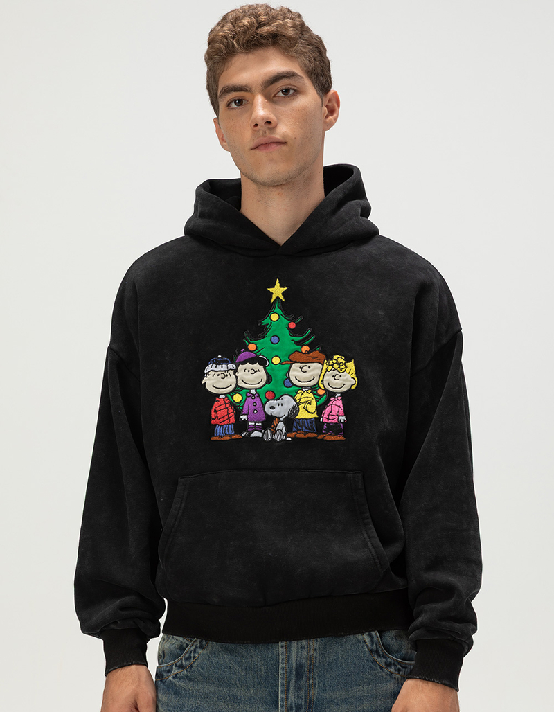 RSQ x Peanuts ChristmasTree Mens Hoodie image number 0