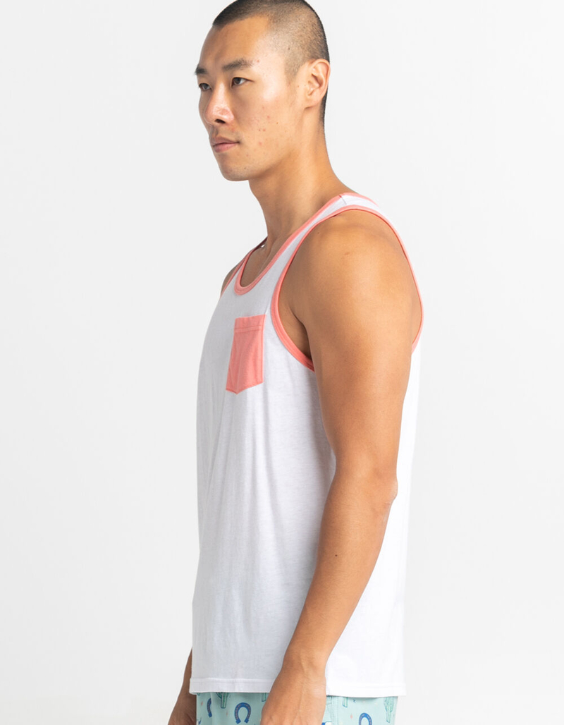 BLUE CROWN Mens Pocket Tank Top image number 2