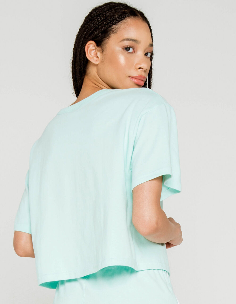 CHAMPION Womens Mint Crop Tee image number 2