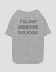 SLOGAN Here For Food Pet Tee image number 1