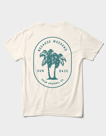 BECAUSE WEEKEND Sun Daze Mens Tee Primary Image