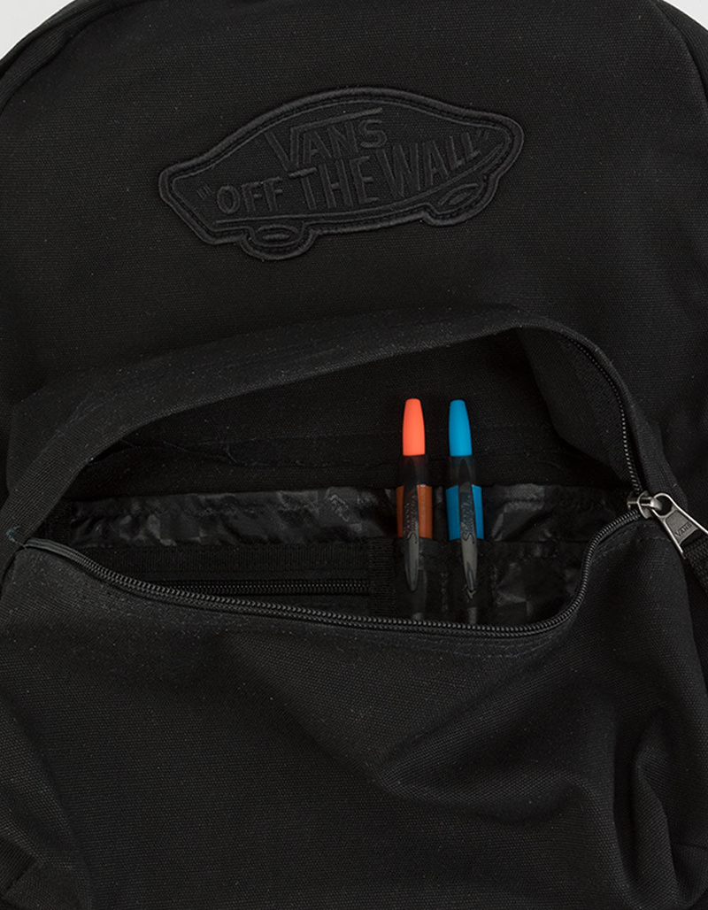 VANS Realm Black Backpack image number 4