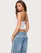 EDIKTED Morena Lacey Tank Top image number 2