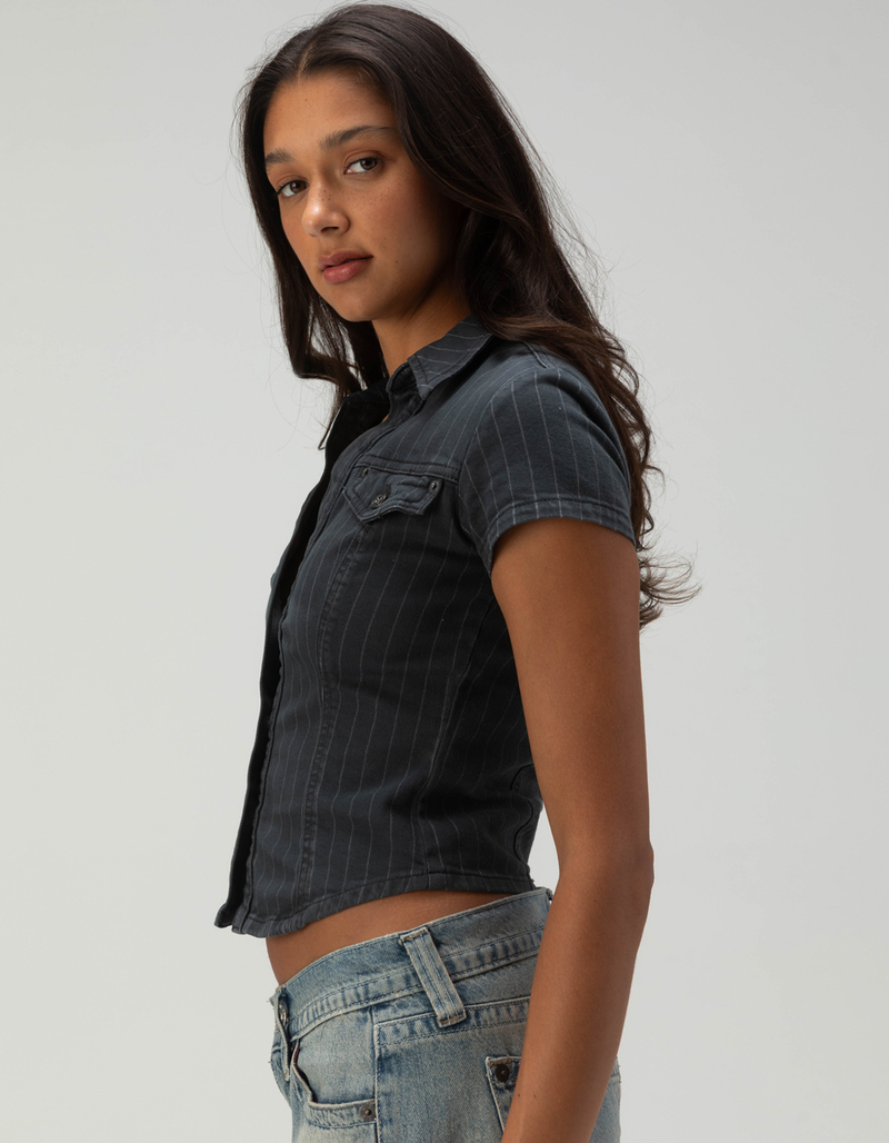 BDG Urban Outfitters Polly Womens Boyfriend Denim Shirt image number 2