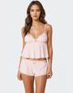 EDIKTED Dream Babydoll Waffle Tank Top image number 1