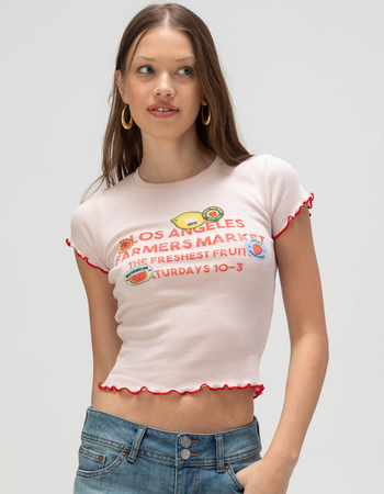 RSQ Womens Farmers Market Baby Tee Primary Image