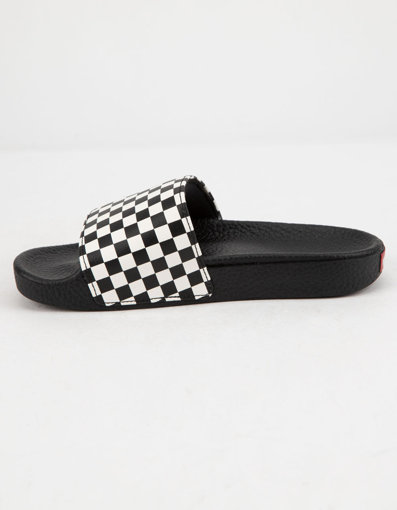 VANS Checkerboard Boys Slide Sandals image number 3