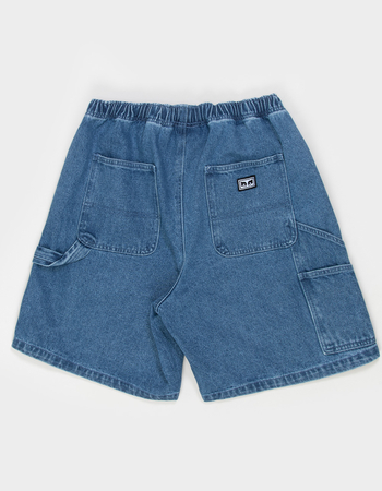OBEY Easy Mens Denim Carpenter Shorts Alternative Image