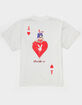 COLOR BARS x Playboy Ace Of Hearts Mens Boxy Tee image number 1
