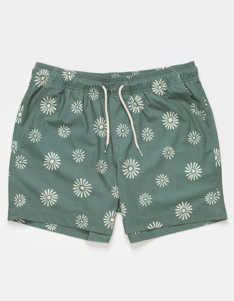RSQ Mens Daisy 5" Swim Shorts image number 1