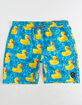 NEFF Ducky Mens Hot Tub Blue Volley Shorts image number 1