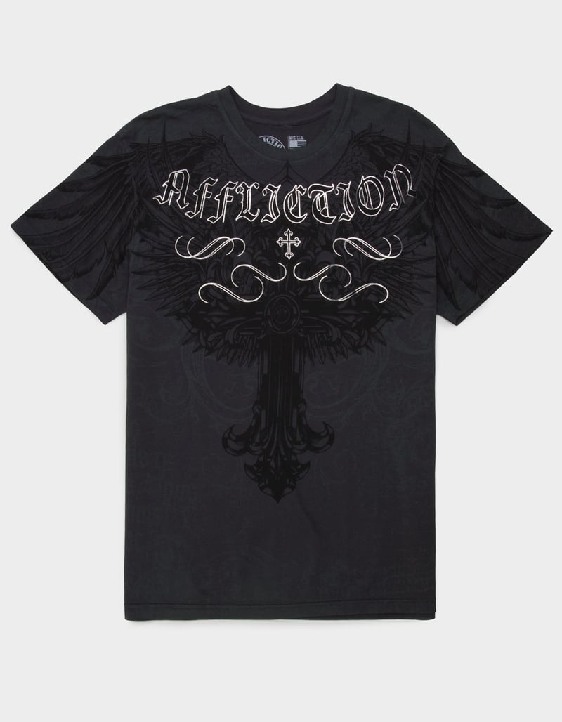 AFFLICTION Frozen Sacrifice Mens Tee image number 0