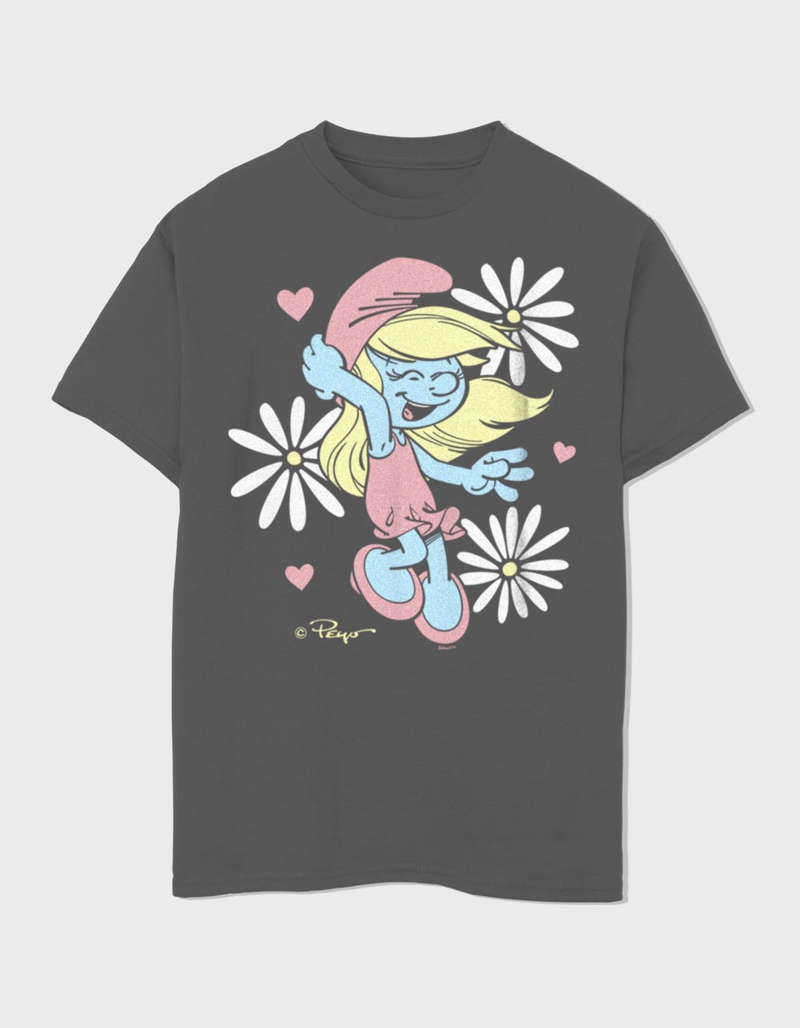 THE SMURFS Daisies Unisex Kids Tee image number 0