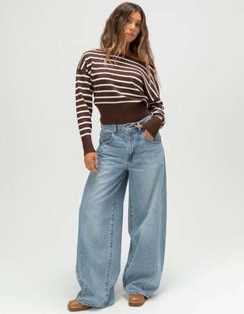 LEVI'S Premium Super Baggy Womens Barrel Jeans - Table Talk Primary Image