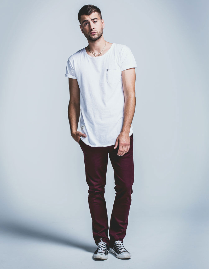RSQ London Mens Skinny Chino Pants image number 3