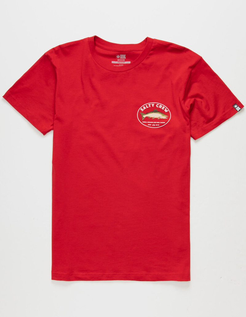 SALTY CREW King Sal Mens Red T-Shirt image number 1