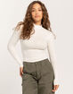 TILLYS Mock Neck Womens Long Sleeve Tee image number 2