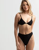 FULL TILT Ribbed Underwire Bralette Bikini Top image number 4