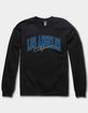 LOS ANGELES California Script Unisex Crewneck Sweatshirt image number 1