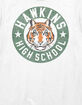 STRANGER THINGS Hawkins High Tiger Emblem Unisex Tee image number 2