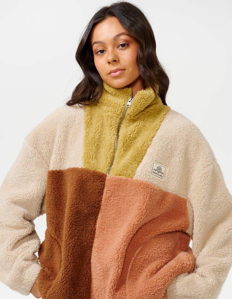 RIP CURL Block Party Womens Polar Fleece Jacket image number 2